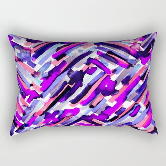 IDGAF (Black) Rectangular Pillow