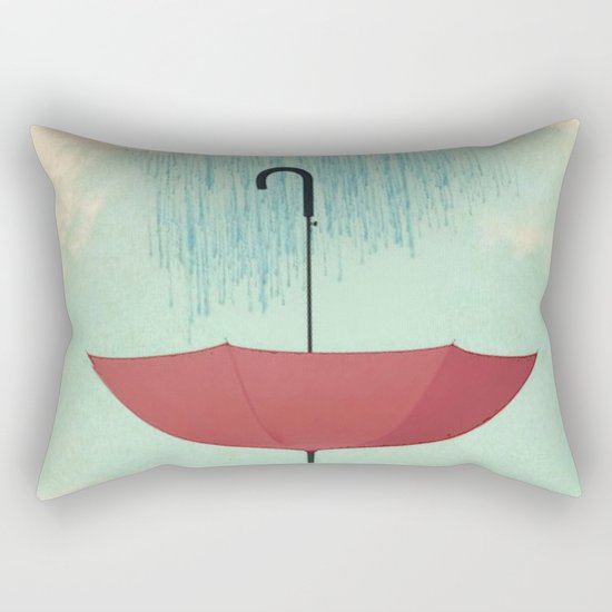 Saving the Rain Rectangular Pillow