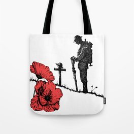 Lest We Forget - Poppy Day Tote Bag