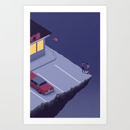 American Diner Art Print