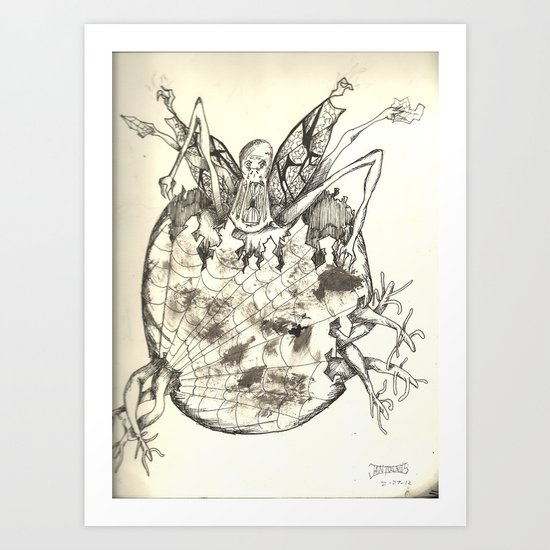 Larvae Art Print