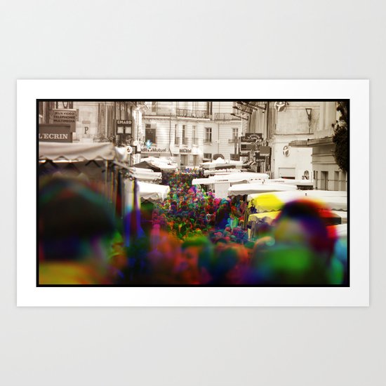 Sequential Serie : On the Street Art Print