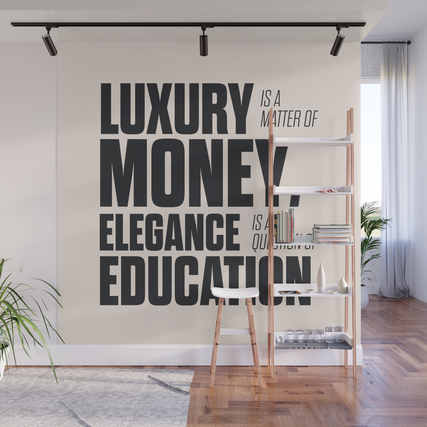 Sacha Guitry Inspirational Quote Classy Gentleman Luxury Money Elegance Education Politeness Wall Mural By Stefanoreves Society6