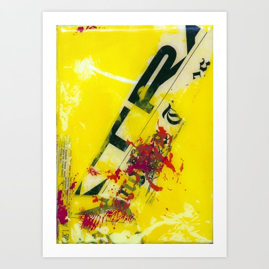 YELLOW6 Art Print