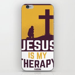 Jesus Is My Therapy iPhone Skin