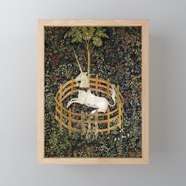 The Unicorn in Captivity  Framed Mini Art Print