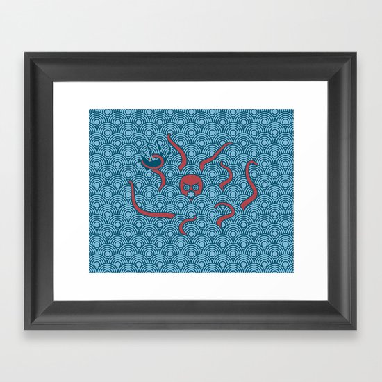 The Last Kraken Framed Art Print