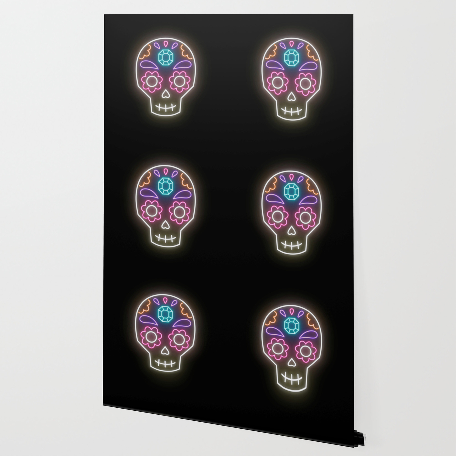 Dia De Los Muertos Wallpaper By Laura Nagel Society6