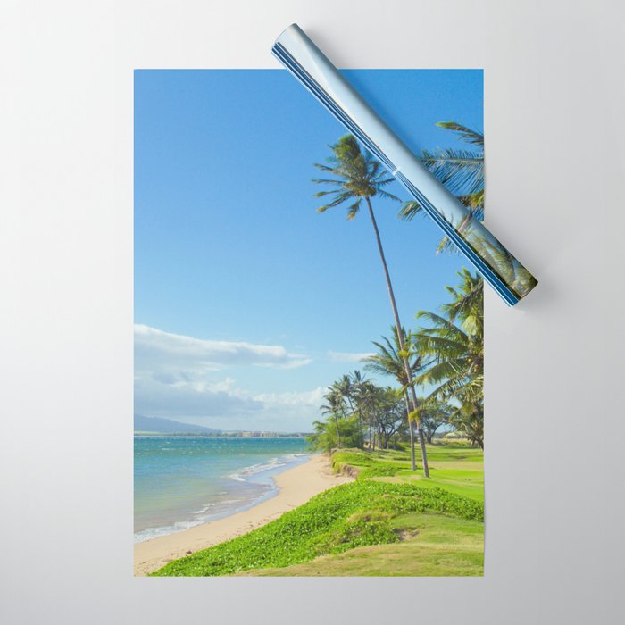 Waipuilani Beach Kihei Maui Hawaii Wrapping Paper