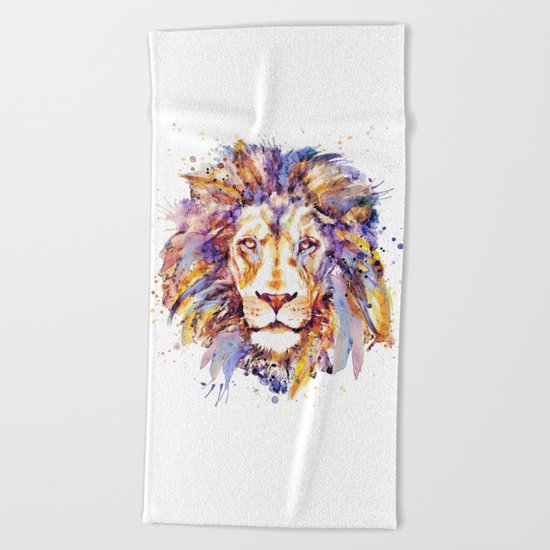 Lion Head Beach Towel