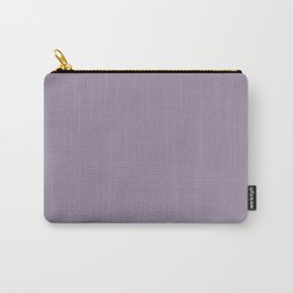 Elevated Mid Tone Purple Solid Color Pairs To Sherwin Williams Berry Cream SW 9075 Carry-All Pouch