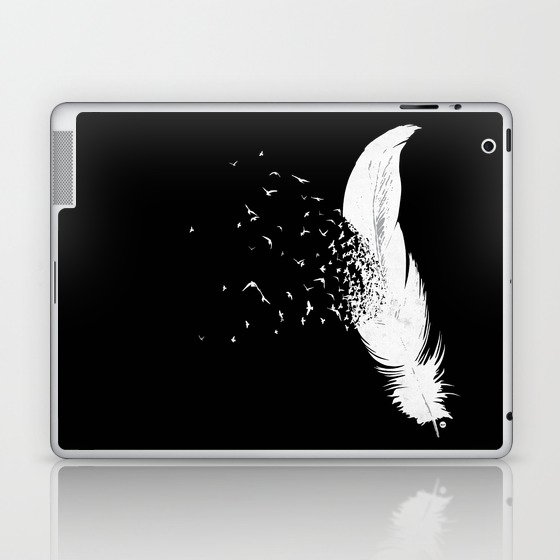 Birds of a Feather (Black) Laptop & iPad Skin