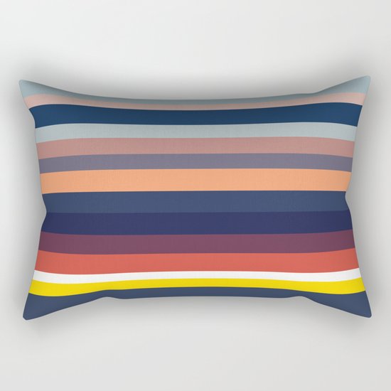 Ocean Sunset #1 Rectangular Pillow