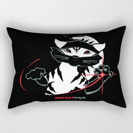 Red Dot Ninja (revised) Rectangular Pillow