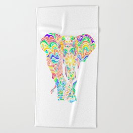 Not a circus elephant Beach Towel