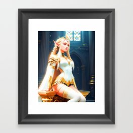 Elven Princess Framed Art Print