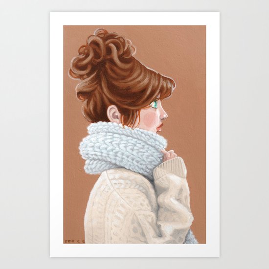 Bundle up Art Print