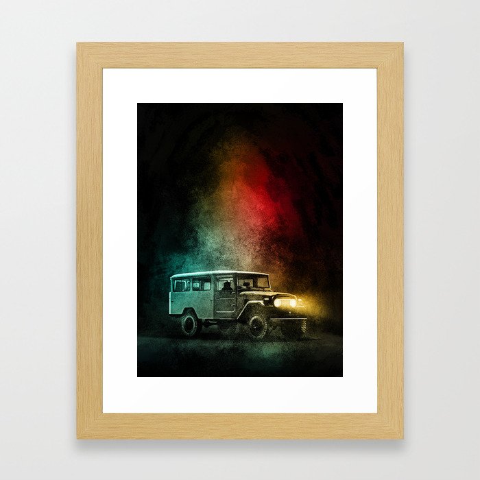 LANDCRUISER LEGENDS TROOPY 3 0F 3 Framed Art Print