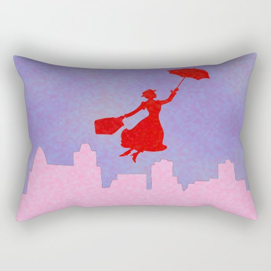 Girlie Miss Poppins Rectangular Pillow