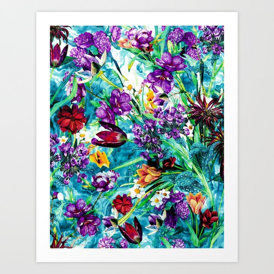 Floral Jungle Art Print