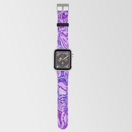 Funky purple liquid shapes Apple Watch Band