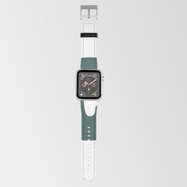 c (Dark Green & White Letter) Apple Watch Band