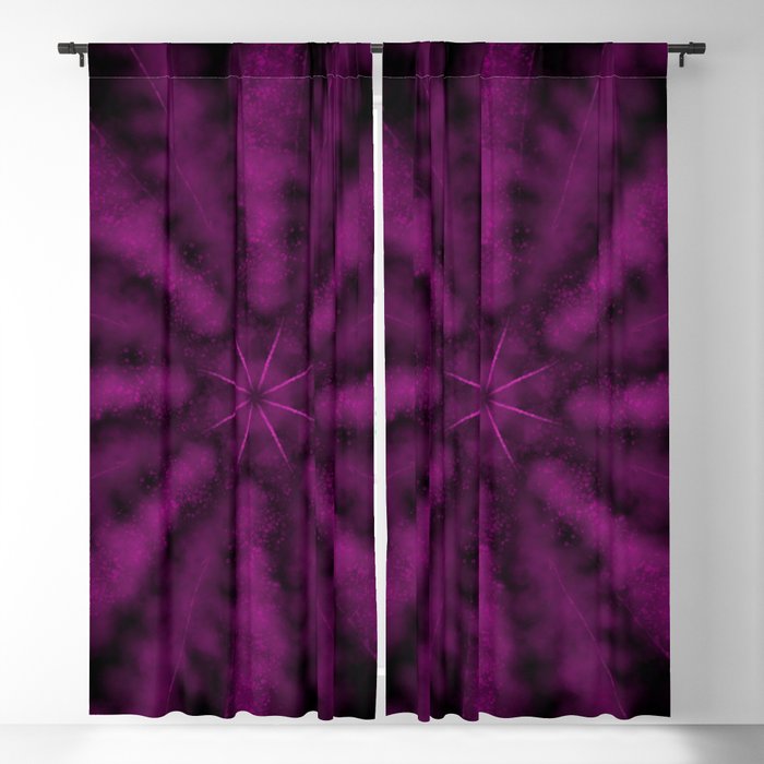 Purple Mandala  Blackout Curtain