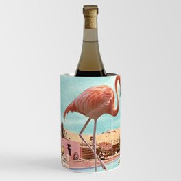 Flamingo on Holiday Wine Chiller