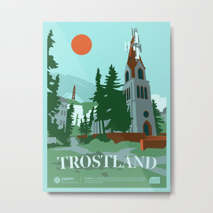 Trostland - Earth Metal Print