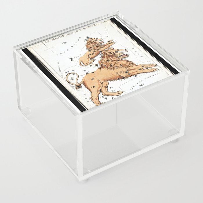 Vintage Leo Acrylic Box