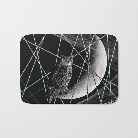 Moon owl Bath Mat