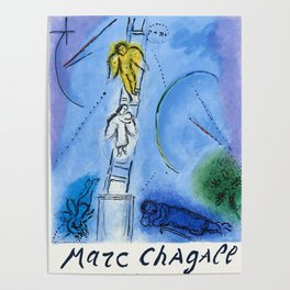 L'Echelle de Jacob, Peintures Bibliques Recentes 1966-1976 by Marc Chagall Poster