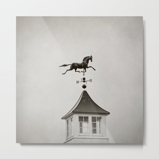 Horse Weathervane Metal Print
