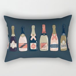 French Champagne Collection – Teal Rectangular Pillow