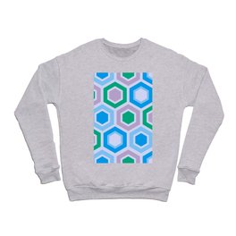 Geometric Honeycomb Pattern 2 Crewneck Sweatshirt