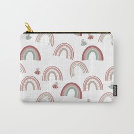 Rainbows and Bees Carry-All Pouch