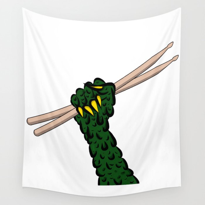 Drum till you Ooze Wall Tapestry