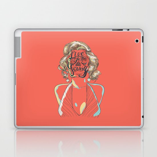 Live Fast Die Young Laptop & iPad Skin