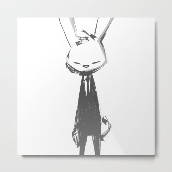 minima - beta bunny pose Metal Print