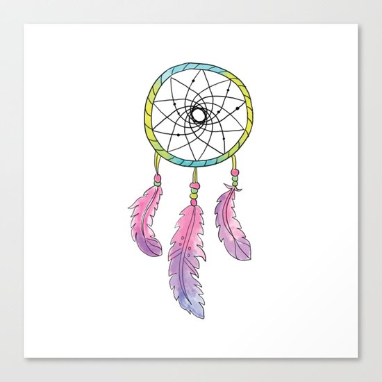 Tribal Dream Catcher Canvas Print