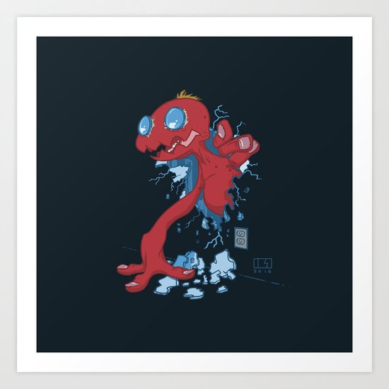 Rawr Art Print