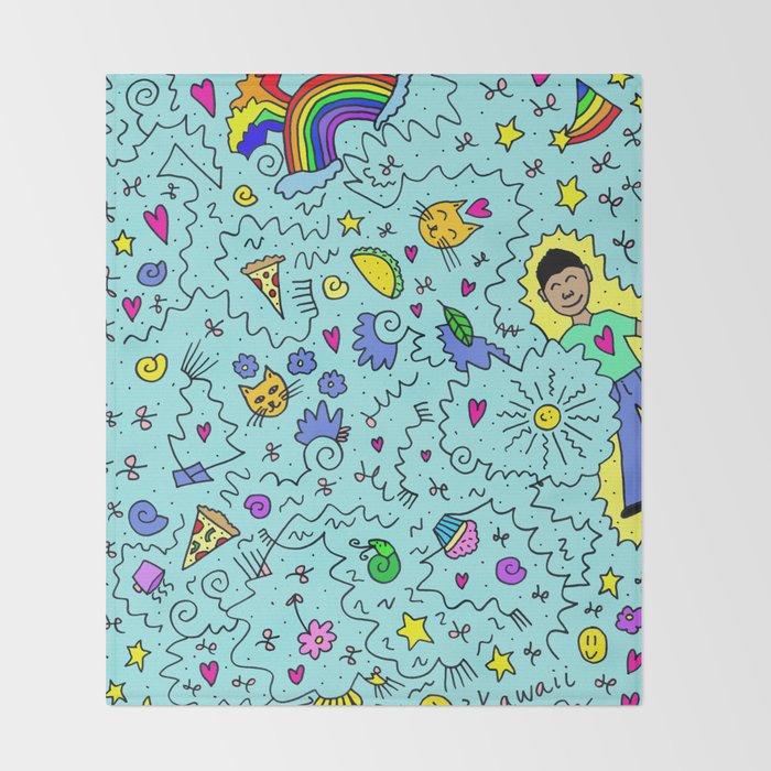 Kawaii Throw Blanket By Amandatrader Society40 Custom Kawaii Throw Blanket Kawaii Throw Blanket By Amandatrader Society40 Custom Kawaii Throw Blanket
