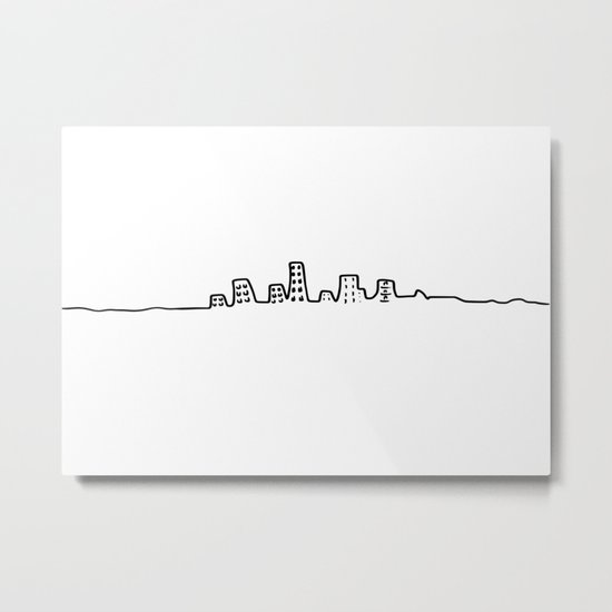city line Metal Print