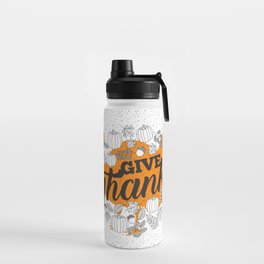 Give Thanks Water Bottle