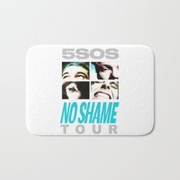 5 SECONDS OF SUMMER 5 SOS - NO SHAME TOUR Bath Mat | 5, 2020, Summer, Lsa02, Sos, Of, No, Tour, Shame, Graphicdesign 