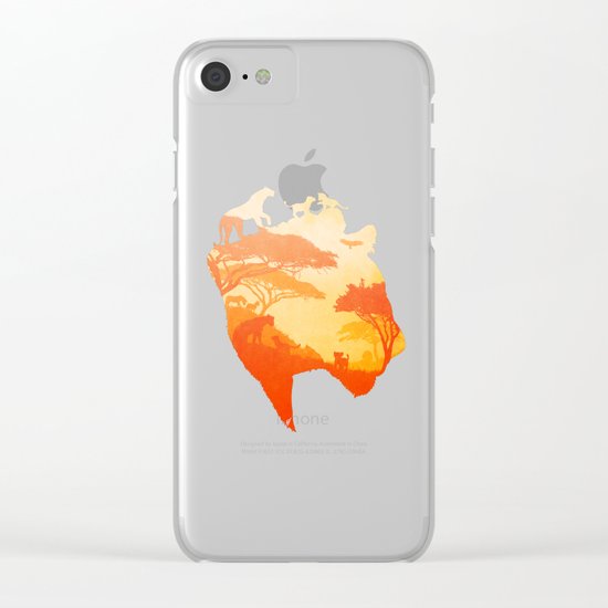 The Heart of a Lioness Clear iPhone Case