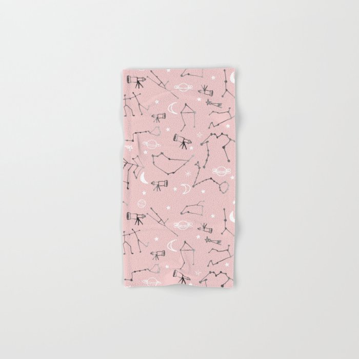 Astrology Pattern Pink #homedecor Hand & Bath Towel