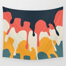 Colorful splatters Wall Tapestry