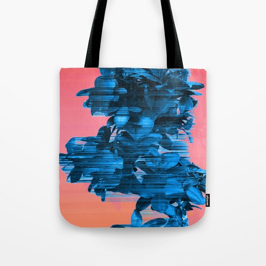 Velocious Blue Little Tree Tote Bag