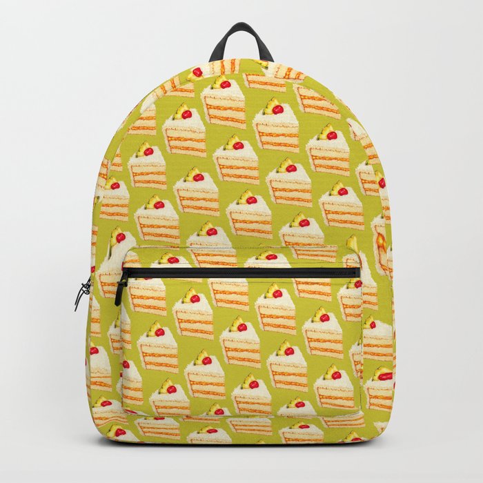 Tropical Cake Pattern - Green Backpack